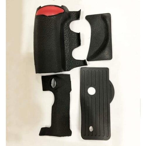 Free Shipping 1Set of 4PCS Body rubber (Grip+left side+thumb+bottom) repair parts For Nikon D200 SLR