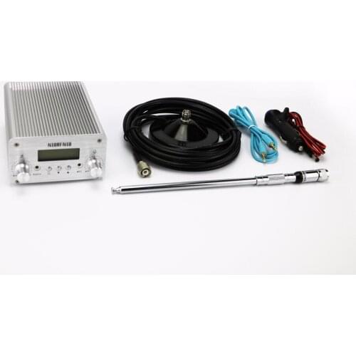 Free Shipping NIORFNIO T6B 1W/6W PC Control & Bluetooth PLL FM Wireless Remote Extender Transmitter Kit 76~108 MHz Adjustable