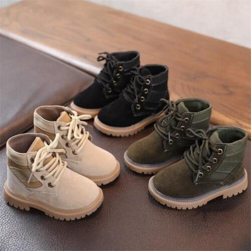 Disney fall 2021 new boys girls single boots children childrens boots boots boy Martin short boots