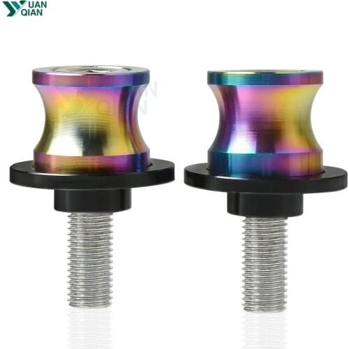 For kawasaki Z650 z650 Z 650 z 650 CNC Motorcycle 6mm 8mm 10mm Swingarm Spools Slider Stand Screws Swingarm Sliders