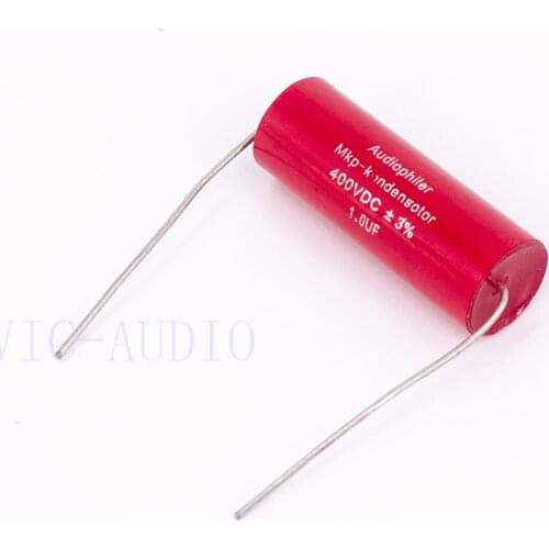 Audiophiler Mkp Capacitor 1.0uf 400V DC 3% HIFI Fever Electrodeless Capacitor Audio Capacitor Coupling Frequency Dividing 1.0uf