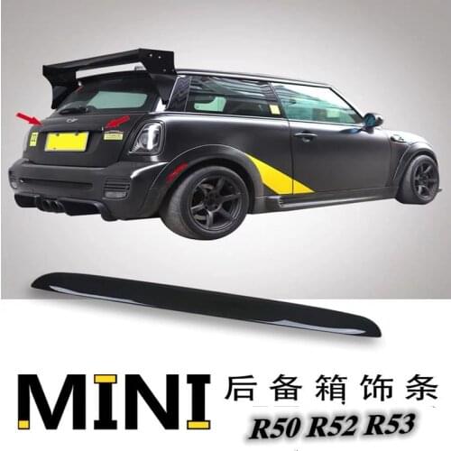 Car Rear Trunk Door Handle Cover ABS Trim Moulding Case Protector Exter Decor For MINI COOPER R50 R5 R52 R53 Car Accessories