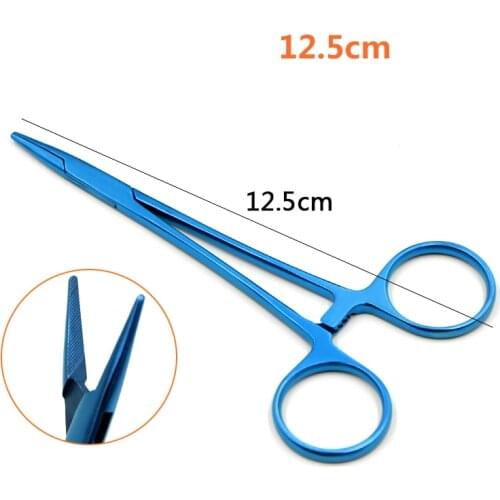 Medical Titanium Alloy Needle Pliers Double Eyelid Needle Holder Buried Thread Surgery Clip Needle Pliers Fine Needle Cosmetic P