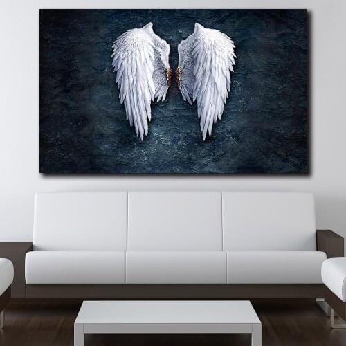 Fashion Wall Pictures Anime Angel Wings Image Home Decor On Canvas Modern Wall Art Canvas Print Poster Canvas Painting Unframed