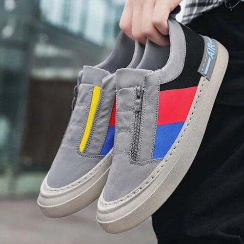 New Casual Shoes Mens Breathable Four Seasons Fashion Shoes Mens Sports Shoes Ice Silk Cloth Mens Shoes A Pedal Tide Shoes
