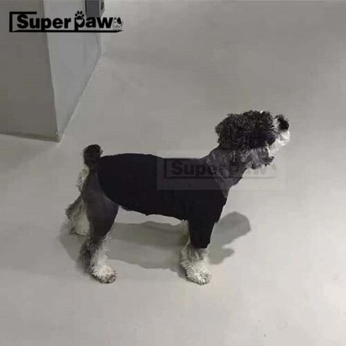 New Winter Warm Dog Clothes Pet Puppy Sweater Jumper Hoodie for Small Medium Large Dogs French Bulldog Pug Schnauzer Coat WSC30