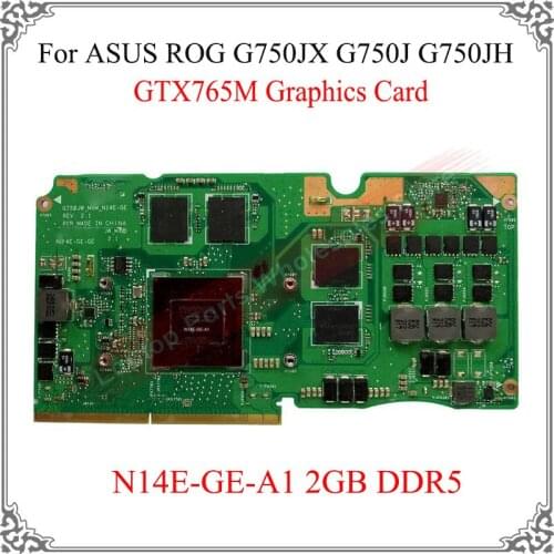 Original New GTX765M Graphics Card DDR5 For ASUS ROG G750JW G750JX G750J G750JH N14E-GE-A1 Display Video Cards Tested Working
