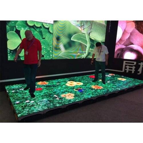 P4.81 500*500mm Floor tile screen rental led display Special stage LED screen Aboveground LED display