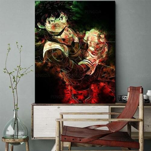Prints Painting Anime Japan Modular My Hero Academia Pictures Canvas Cool Wall Art Home Decor Modern Bedside Background Poster