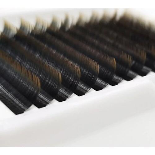 Ombre eyelashes professional individual Eyelashes Extension Russia Volume eyelash extension supplies materials makeup for beauty