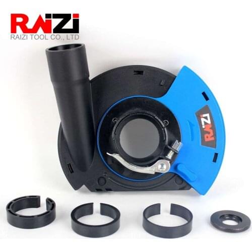 Raizi 5 Inch/125 mm Angle Grinder Dust Shroud Cover Tools For Dry Surface Grinding Universal Grinder Dust Collection Cover Kit
