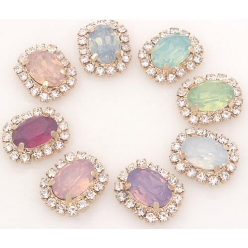 Flat Back Embellishments For Craft DIY Resin Bead Hairbow Jewelry Making Rhinestone Decoration Accesorios Costura Y Manualidades