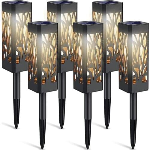 Outdoor Garden Solar Lights Auto On/Off Garden Decorative Solar Lights Lawn Stakes Light Lamp IP65 Waterproof Warm/White LED