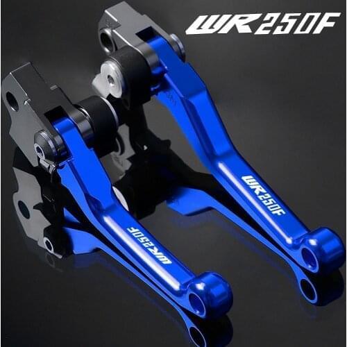 WR250F LOGO Pivot Motocross DirtBike High Quality CNC Aluminum Handle Brake Clutch Lever FOR YAMAHA WR250F 2016 2017 2018 2019
