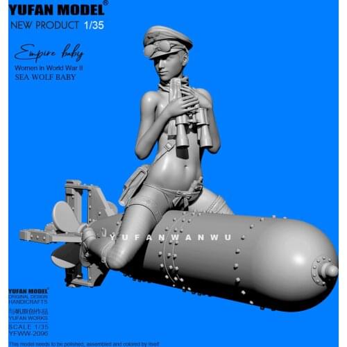 1/35 YUFAN Resin model kits figure beauty colorless and self-assembled YFWW-2096
