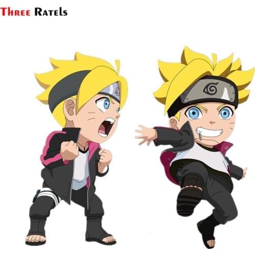 Three Ratels FC643 Chibi Uzumaki car windshield sticker japanese anime decal