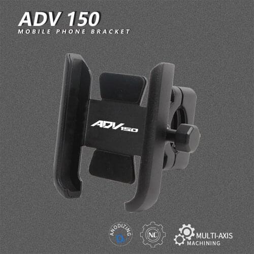 For HONDA ADV150 ADV 150 2019 2020 Motorcycle CNC Aluminum Alloy Handle Bar Rear Mirror Mobile Phone Bracket GPS Stand Holder