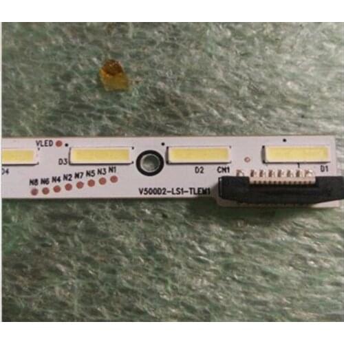 For Haixin LED50K680X3DU LCD TV back light source V500D2-LS1 -TREM1/TLEM1 screen encoding V500DK2-LS1 1SET=2Piece 1piece=56LED