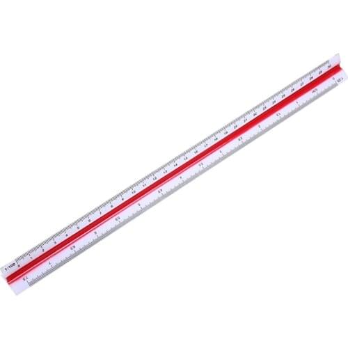 HFES 1:20 1:25 1:50 1:75 1:100 1:125 Plastic Triangular Scale Ruler