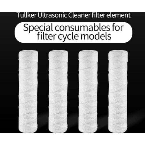 Ultrasonic Cleaner Cotton Filter Element Water Purifier Micron Sediment Water Filter Cartridge System