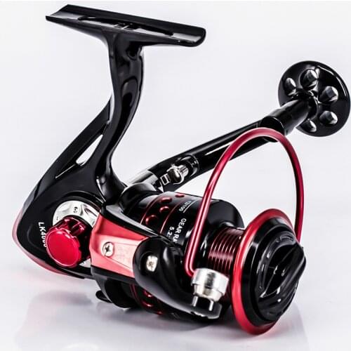 Spinning Fishing Reel 13+1BB катушки рыболовные 2000-7000 Series Metal Front Drag Handle Spool Saltwater Fishing Accessories