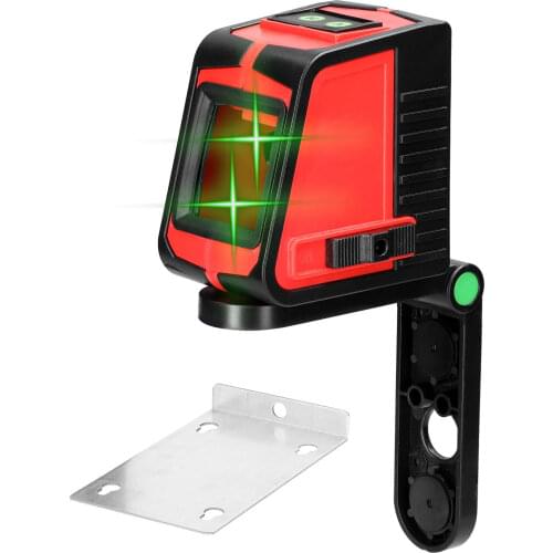 Portable 2 Line Laser Level Vertical Horizontal Red Green Beam Line Multifunctional 360 Self-leveling Function Measuring Tool