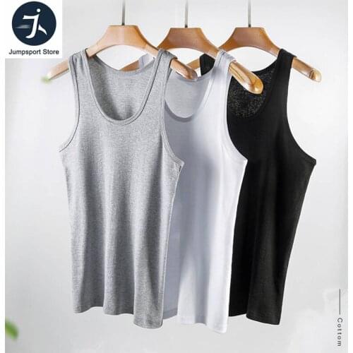 Summer Cotton Vest Mens Cycling Underwear Large Size Round Neck Loose Bottoming Sleeveless Shirt Bike Tank Tops Vest Undershirt