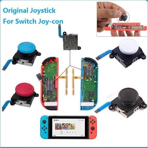 Original New 3D Analog Joystick Sensor Stick Thumb Rocker Replacement For Nintendo Switch Joy Con Lite Controller Handle Gaming