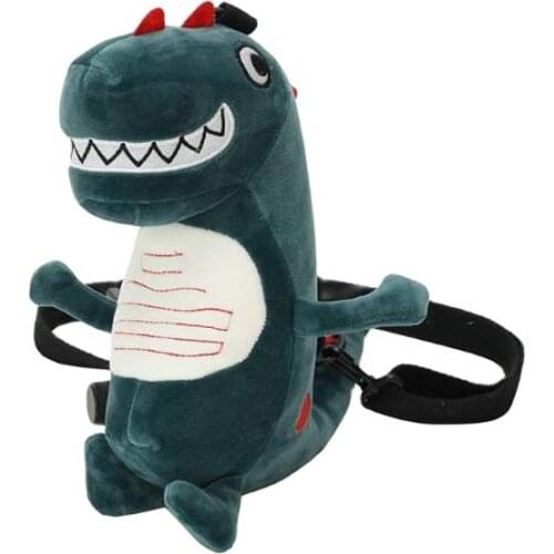 Wholesale 8pcs/lot New 28cm Cartoon Animal Dinosaur Stuffed Toys Cute Plush Backpack for Girls