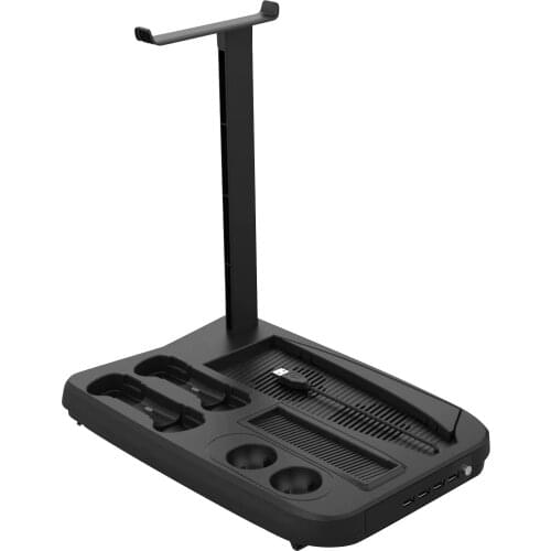 Charging Display Stand Game Console Charger Base For PS5 Pro Dual Controller Charger Console Vertical Cooling Stand Charging