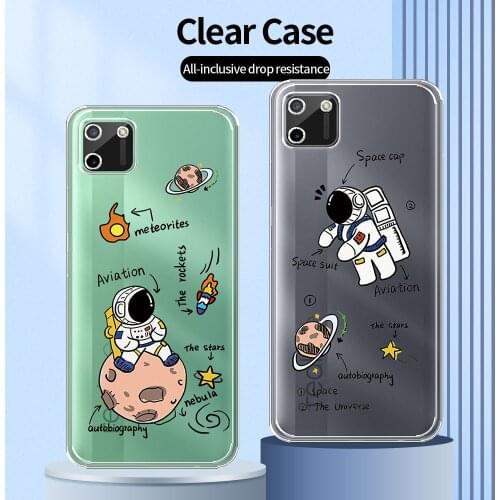 For OPPO Realme C11 Case Transparent Back Cover For Realme C11 c11 Phone Shell RMX2185 Clear Shockproof Case For Realme C11 2020