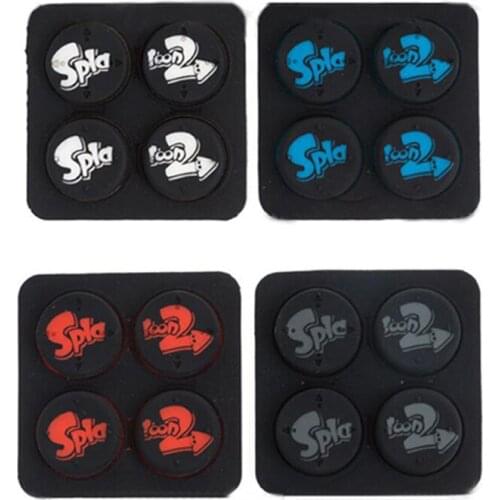 Silicone Thumb Stick Grip Caps Analog Joystick Cover Case For Nintend Switch Splatoon 2 Game NS JoyCon Controller Joy-Con Joypad