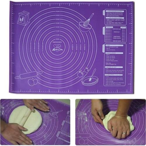 45x60cm Silicone Pad Baking Mat Sheet Extra Large Baking Mat for Rolling Dough Pizza Dough Non-Stick Maker Holder Kitchen Tools