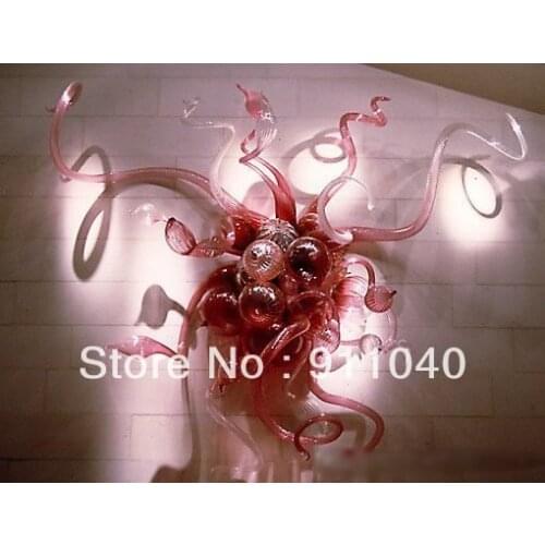 Handmade Colored Glass Art Wall Lighting Modern