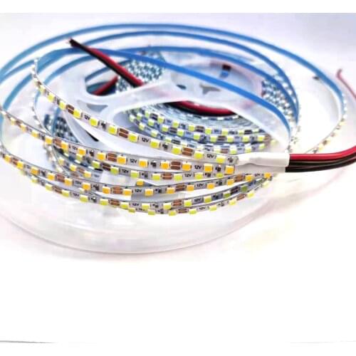 DC12V 3mm width LED Strip Lights Not Waterproof SMD 3020 5m 840LED 168L/m brightness Light Tape Flexible Led strip white/Warm
