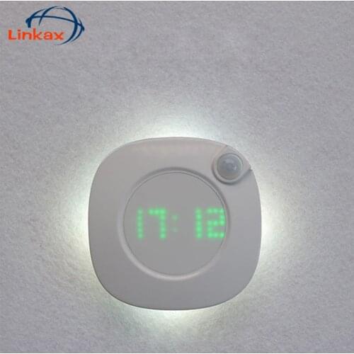 LED Night Wall Light PIR Auto Motion Sensor Rechargeable Novelty Atmosphere Emergency Table Lamp White/Yellow Wall Light