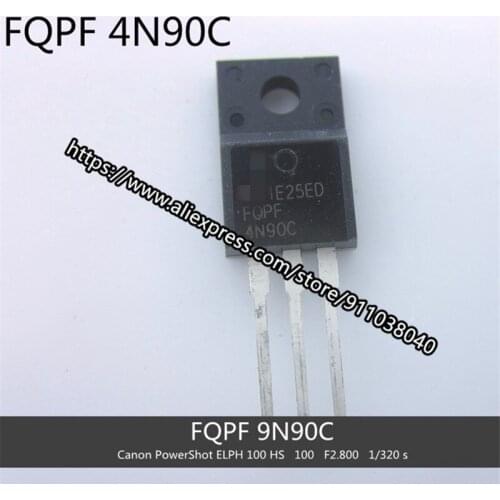 10PCS FQPF4N90C TO-220 4N90C 4N90 TO220 Transistor