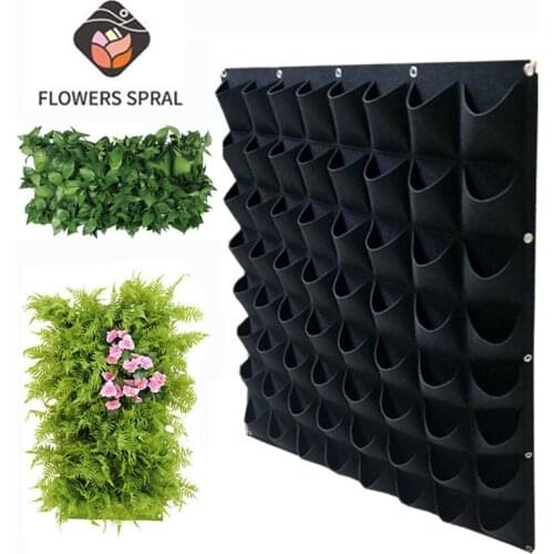 Saco De Crescimento Da Planta Greening Vertical Horizontal Pendurado Planta Mudas Crescer Saco Plantador Do Jardim De Parede