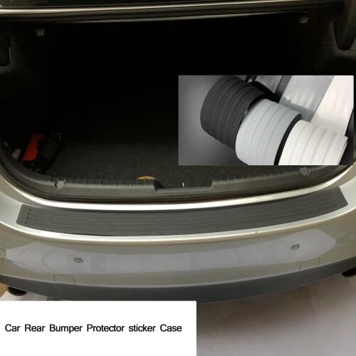 Car Rear Bumper Protector sticker Case For Nissan Geniss Juke Almera Primera Pathfinder Sentra Versa Altima PATROL LEAF IDS