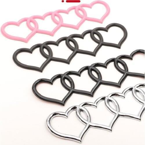 Love Heart Logo Rear Trunk Badge Emblem Decal Sticker Replacement for Audi car Logo decal car tail label vehicle r30