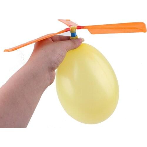 1Set Balloon Helicopter Flying Toy Child Birthday Xmas Party Bag Stocking Filler Gift