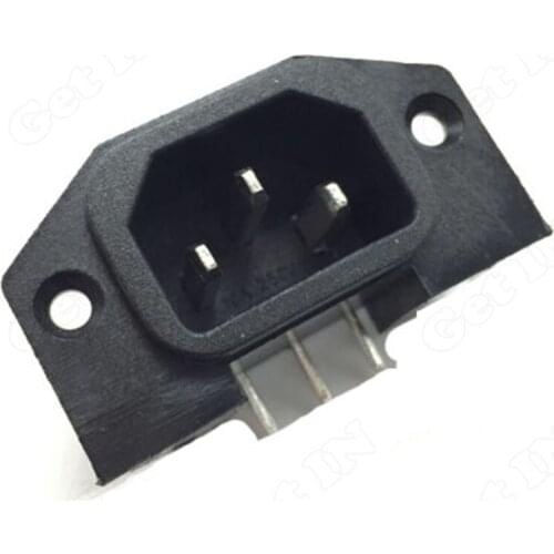 20PCS-150PCS AC-13 Bend Pins AC DC Power Jacks 3 Foot Industury Accessories AC Power Outlet Socket Connectors