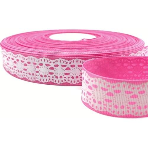 5yards 25mm 1" Grosgrain Ribbon Printed Pattern for Christmas Wedding Decoration DIY Sewing Handmand Craft Accessories #11
