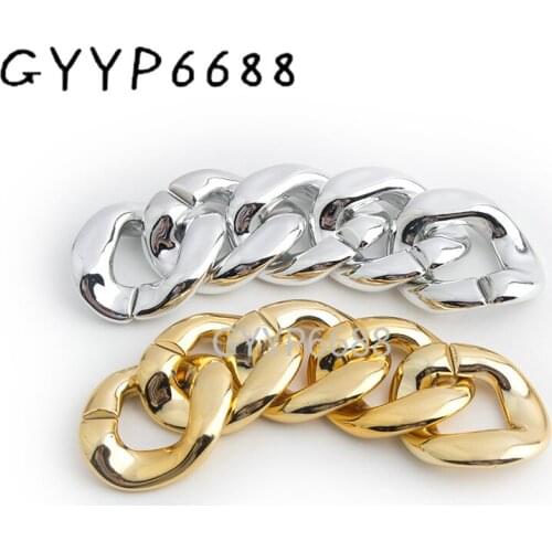1-5 meters 41*49mm Gold chain Resin bag chain Cheap Factory Price for purses and handbags