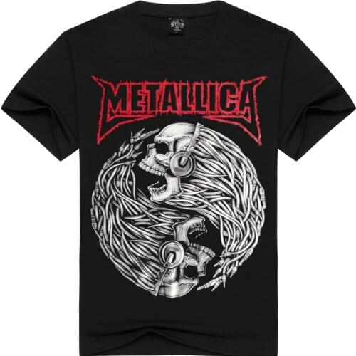 Heave Metal ROCK BAND T Shirt Men women Tshirt Cotton Harajuku T-shirt Punk T Shirts Oversized Graphic T Shirts Mens T-shirts