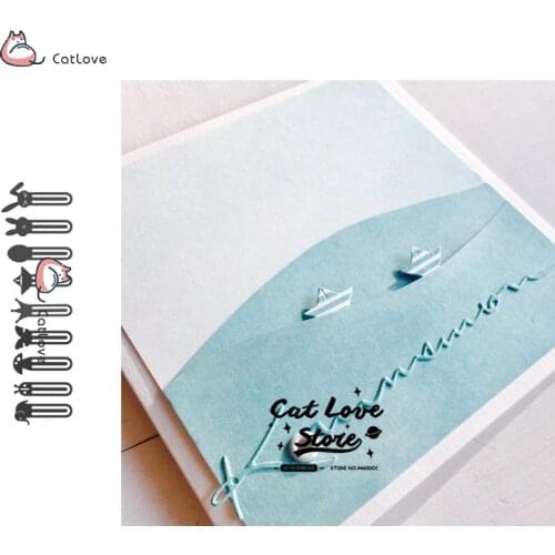 Lovely Animal Label Metal Cutting Dies Stencil For DIY Scrapbooking Paper Card Decorative Craft Dies Embossing Die Cuts New 2019