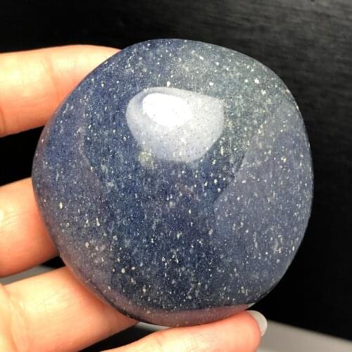 Natural blue sands crystal massage, home decoration gift commodities