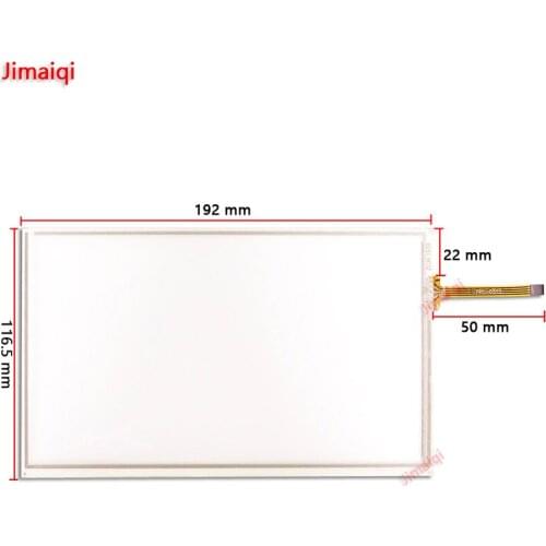 New 8'' inch 4Pin resistive touch screen 192*116mm car DVD navigation touch screen ZCR-1578 for hsd080idw1 LCD display Panel