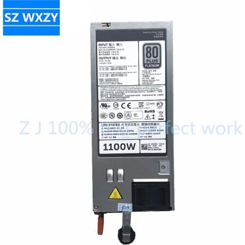 Original For DELL R520 R620 R720 T620 T420 Power Supply L1100E-S0 PS-2112-4D-LF 1100W 0GYH9V CN-0GYH9V 100% Tested Fast Ship