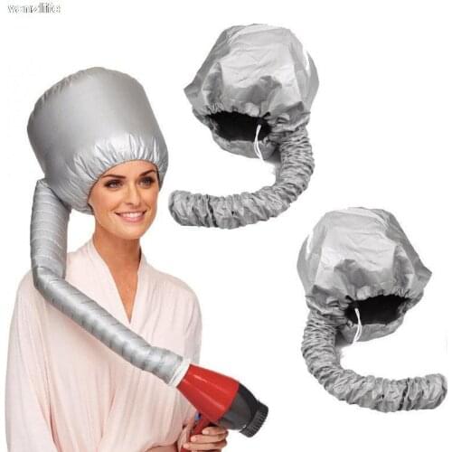 Portable Soft Hair Drying Cap Bonnet Hood Hat Blow Dryer Attachment Curlformers Dry Hair Cream Cover